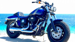 Harley-Davidson Fat Bob - Superior Blue, Black & Chrome