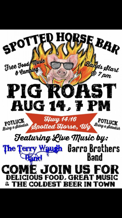 Spottedhorse bar pig roast
