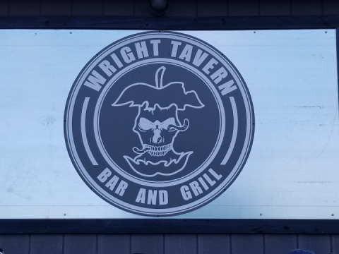 Bike night at Wright Tavern