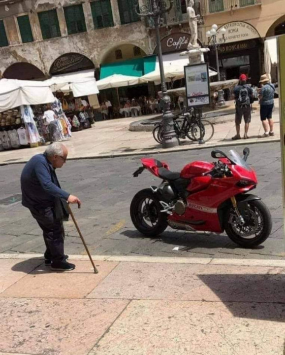 When you have the motorcycle in your blood.