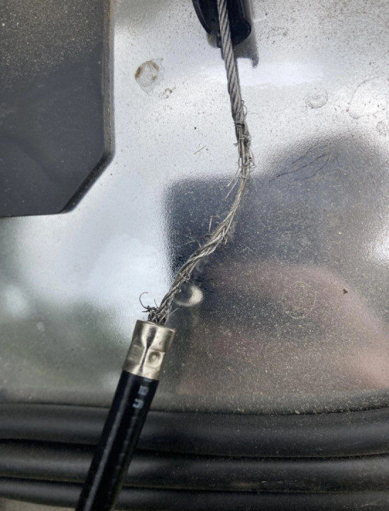 Throttle acting funny. Remember to lube your cables