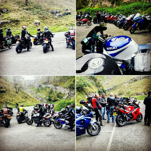 Group rideout to Cheddar Gorge...