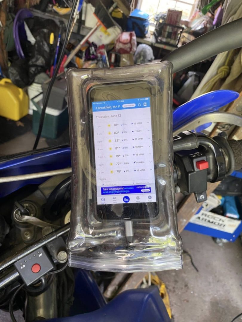 DIY rain gear for the vulnerable gadgets.☔️☂️