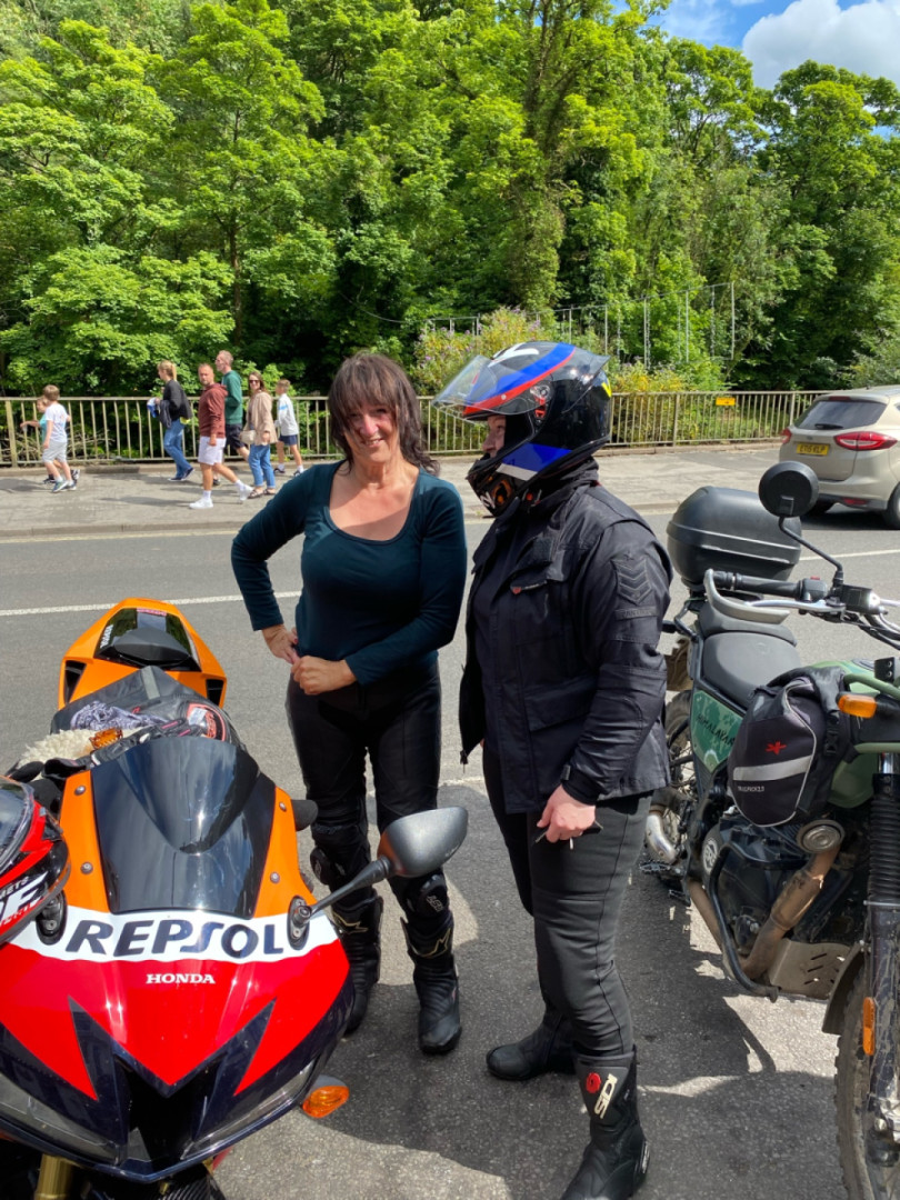 Ride out with my friend to Matlock