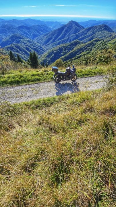 View from Kolovrat towards Čedad, Udine and further towards the Adriatic