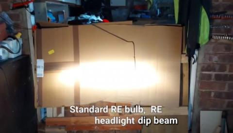 Hella headlight upgrade Royal Enfield Interceptor 650