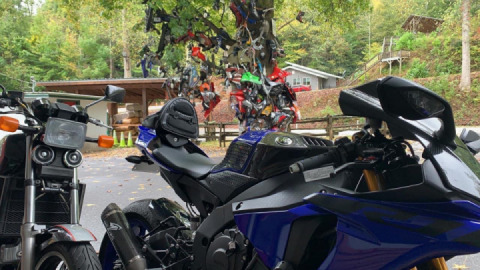 Riding in the smokies…