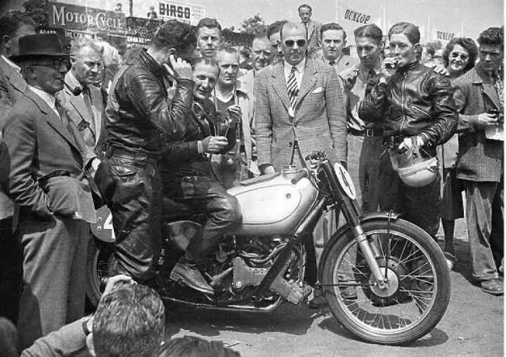 1949 Isle of Man TT. Motorcycle Race #31