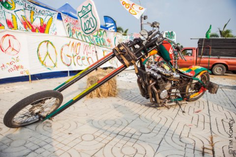 Annual Motofestival in Thailand. "Burapa bike week 2015"