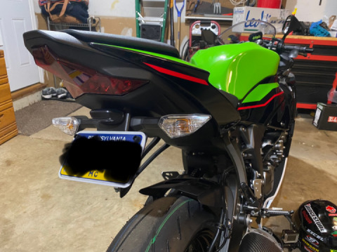 New Yoshimura exhaust and Vagabond fender eliminator kit for the 2021 KRT 636!