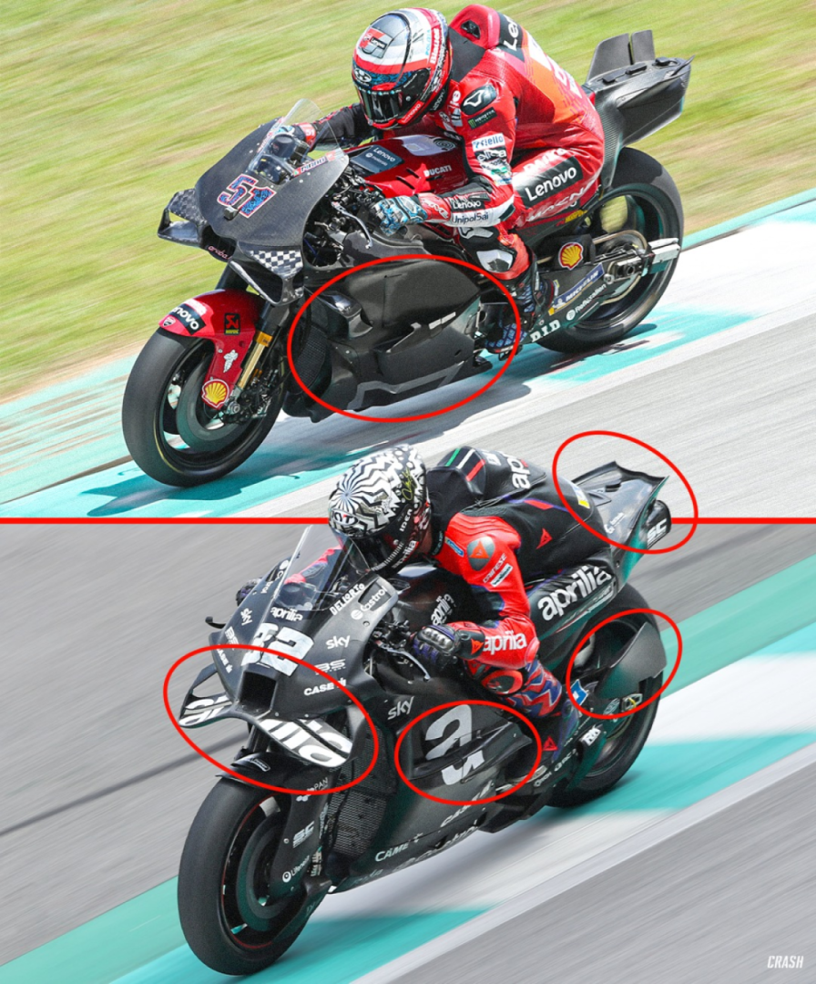 New fairings and aero for Ducati/Aprilia 