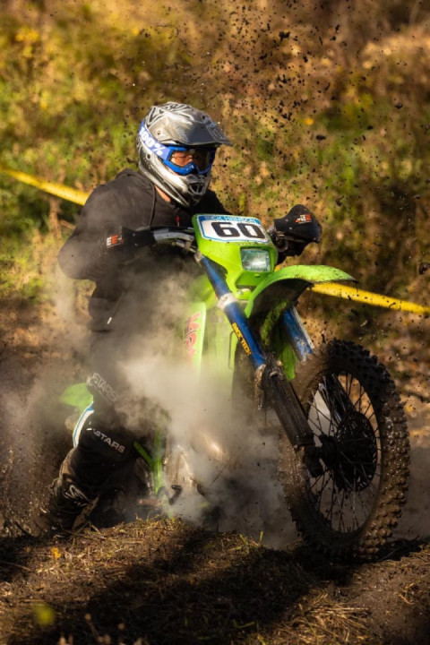 KDX 250 vintage hare scramble