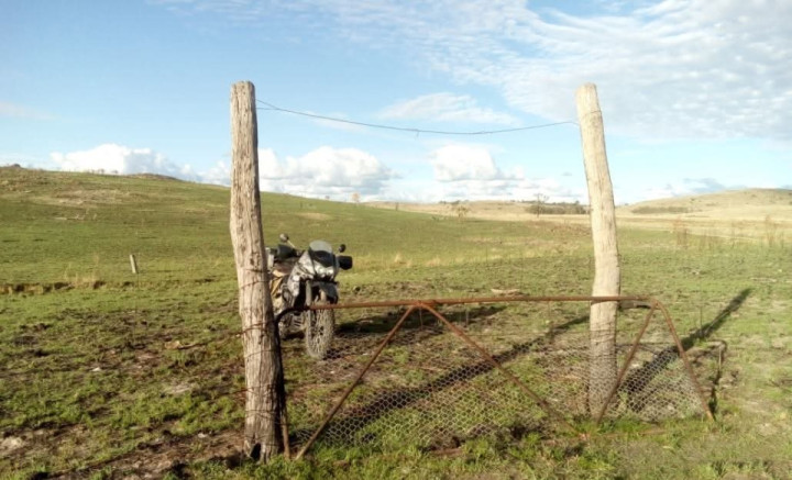 Always shut the gate when travelling out in the bush...