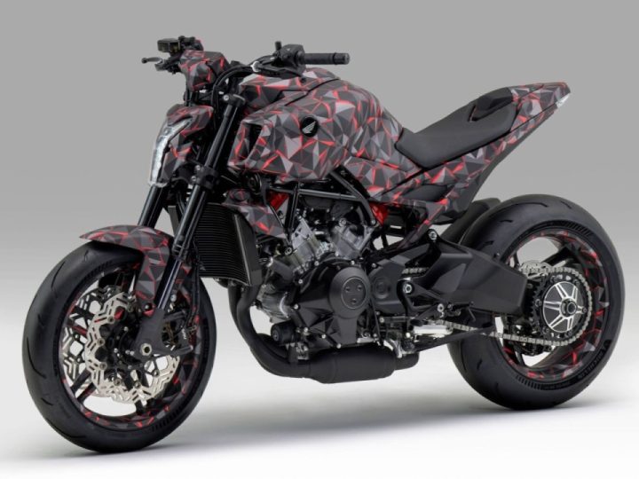 Honda just unveiled a motorcycle with a wild V3 engine