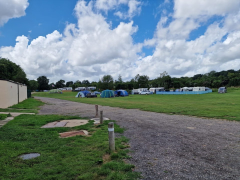 Today I went camping with friends for the whole weekend