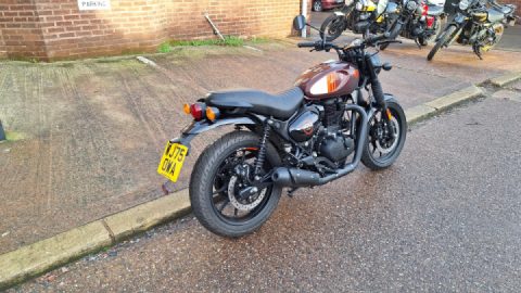 A different bike today. On this while my meteor 350,