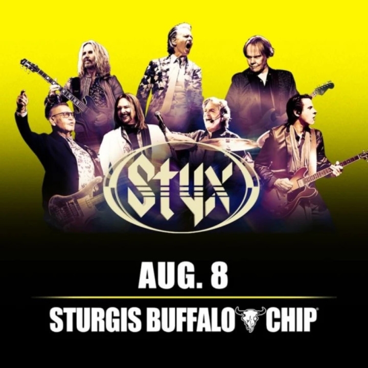 Styx and REO Speedwagon Aug 8 2023 at Sturgis Buffalo Chip during the Rally