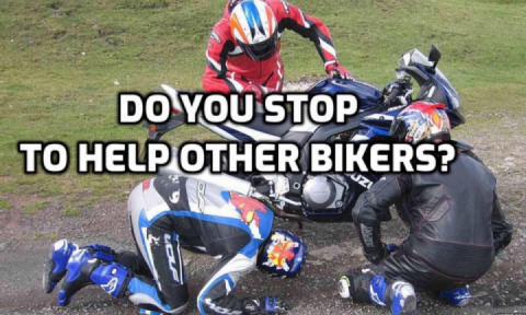 We’re a unique bunch! You don’t see car drivers stopping for complete strangers ?