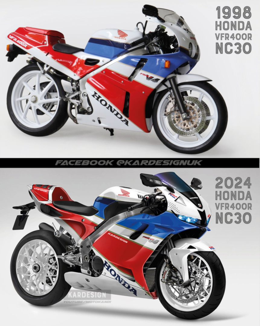 Dear Honda, if Kawasaki can bring back the ZXR400 then....