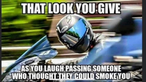 Never underestimated another rider ...