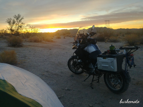 Sunrise near Joshua Tree