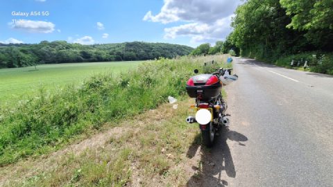 Coffee break in a beautiful place