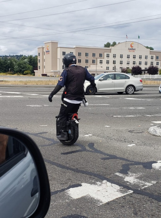 This thing was awesome. He said it goes 52mph