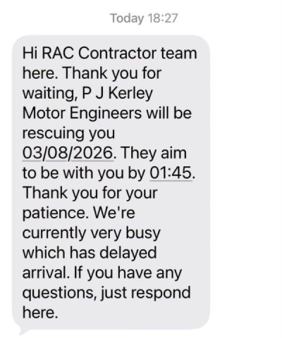 Third party angle Paid Carole Nash for Breakdown Cover. Got 25 Hours of Nothing From RAC UK