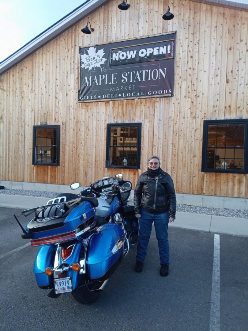 Out picking up the bread and milk before the snow and headed to Bens for a MapleMonty