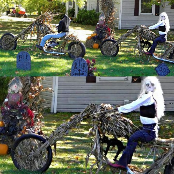 When Halloween meets biker life 😎🎃