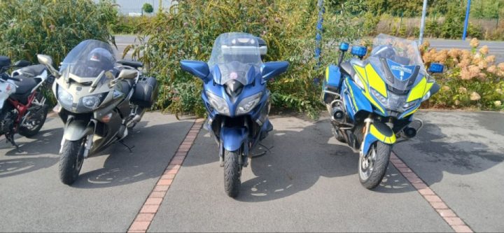 A 204-km motorcycle rally