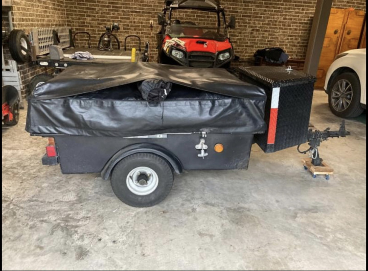 Bought my 1st Motorcycle camping trailer