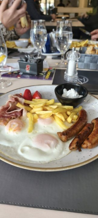 “Breakfast first then hit the road”