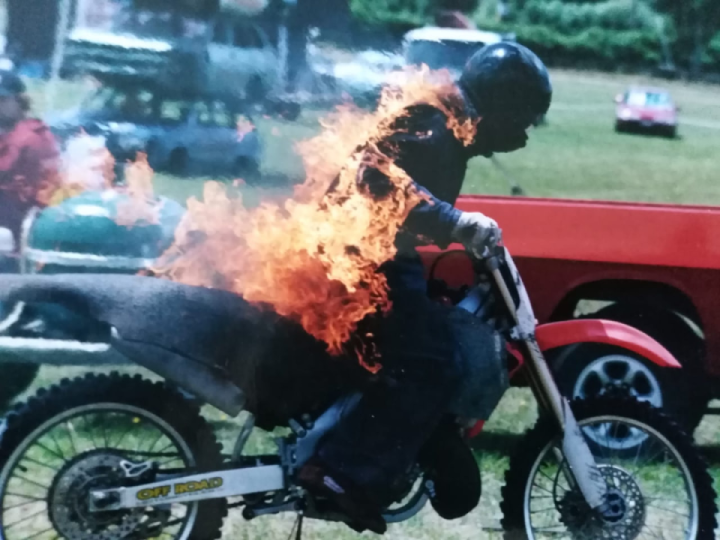 Who says there’s no such thing as a Ghost Rider? :D