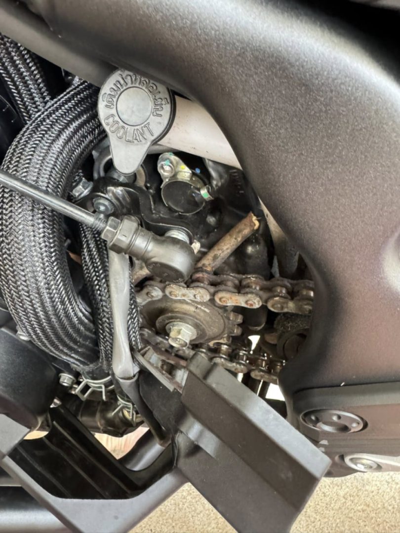 Went out riding yesterday, I heard a loud bang then a slapping noise