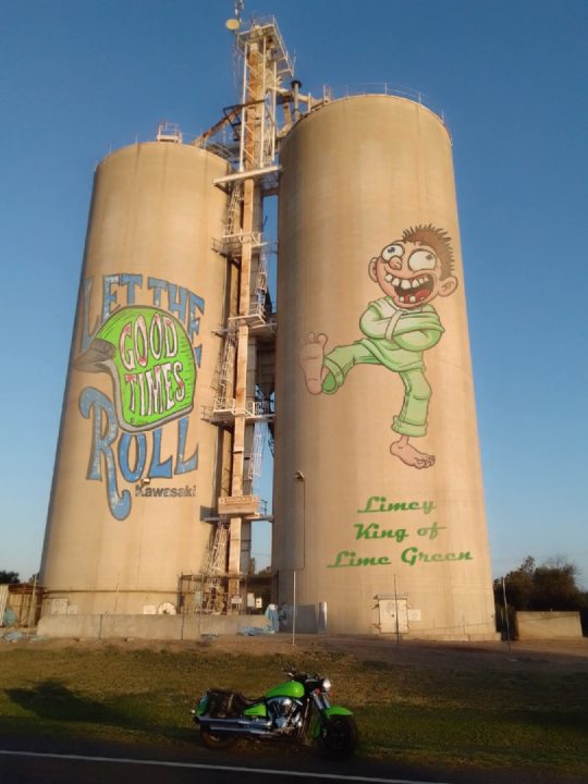 Limey has a Silo Artwork... ☺
