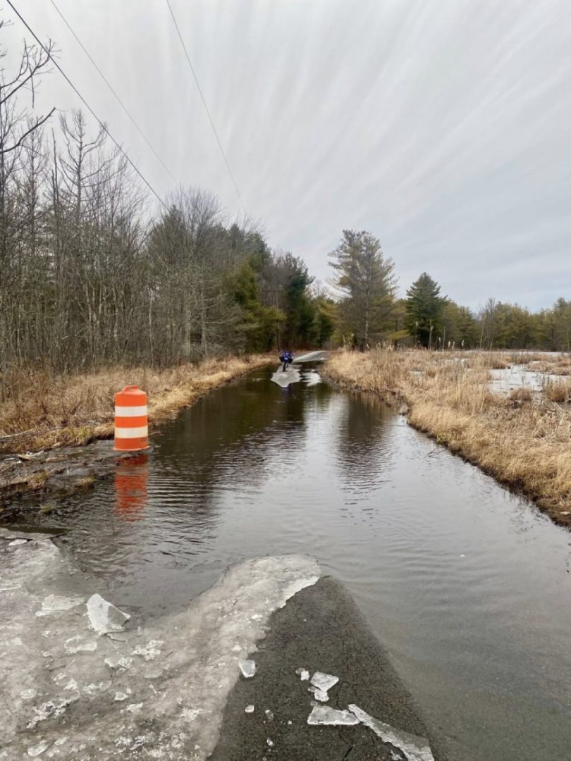 Today’s chilly watercrossing