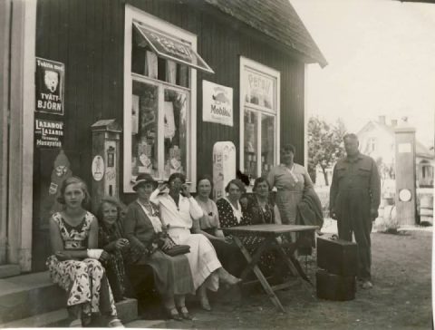 An old village shop somewhere in Småland - Sweden.