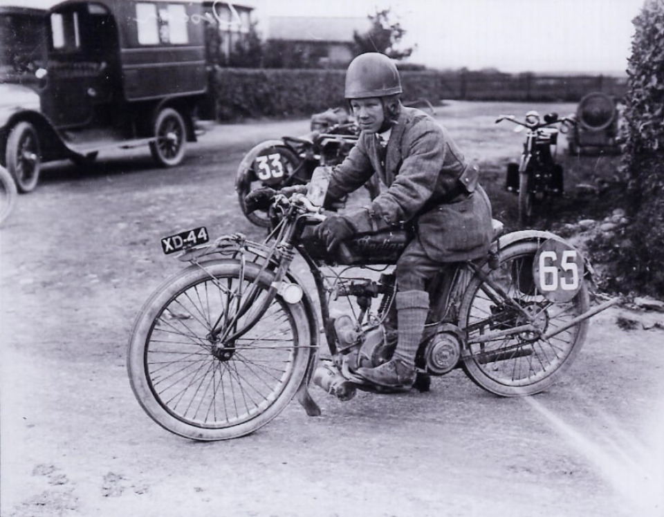 Blechschild Isle of Man Motorcycle Motorrad Rennen 1934 Shell Nostalgieschild 