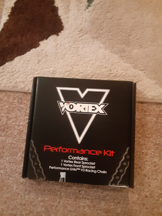 Upgraded chain and sprockets