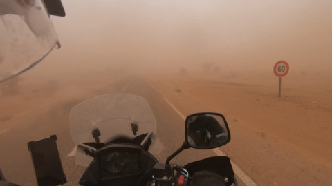 Not so much Sand below the tire, but everywhere else :)