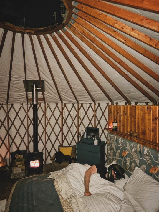 Long days ride. Fire on ... sleep time