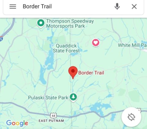 Hidden gem in the forest at sunset