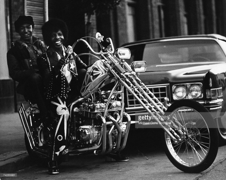 Sly Stone rode this chopper in the early 70s, it found it's way to Japan