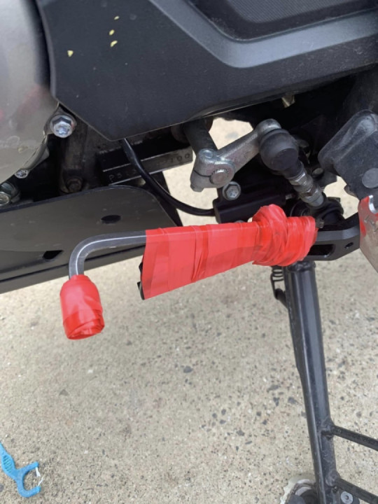 Just when I had found and installed an extended gear lever - I lost it. ?