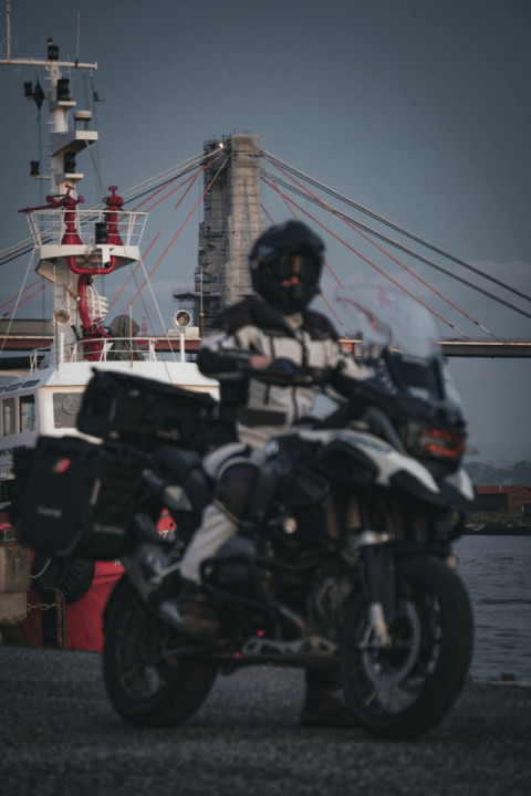 It's impressive how this bike looks almost stupidly too big and too slick at the same time!