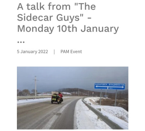 A talk by the sidecar guys.