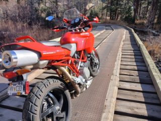 Riding with beautiful views