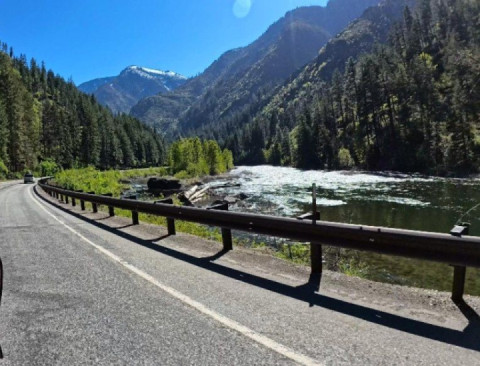 Brilliant riding day in the Pacific Northwest yesterday. With extra treats.