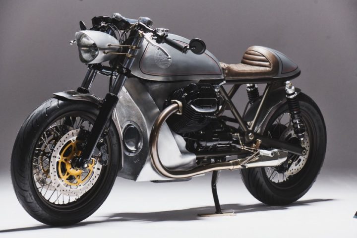 Moto Guzzi California 1100 Turned into a Stylish Cafe Racer
